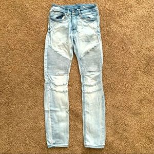 Moto Style Skinny Jeans